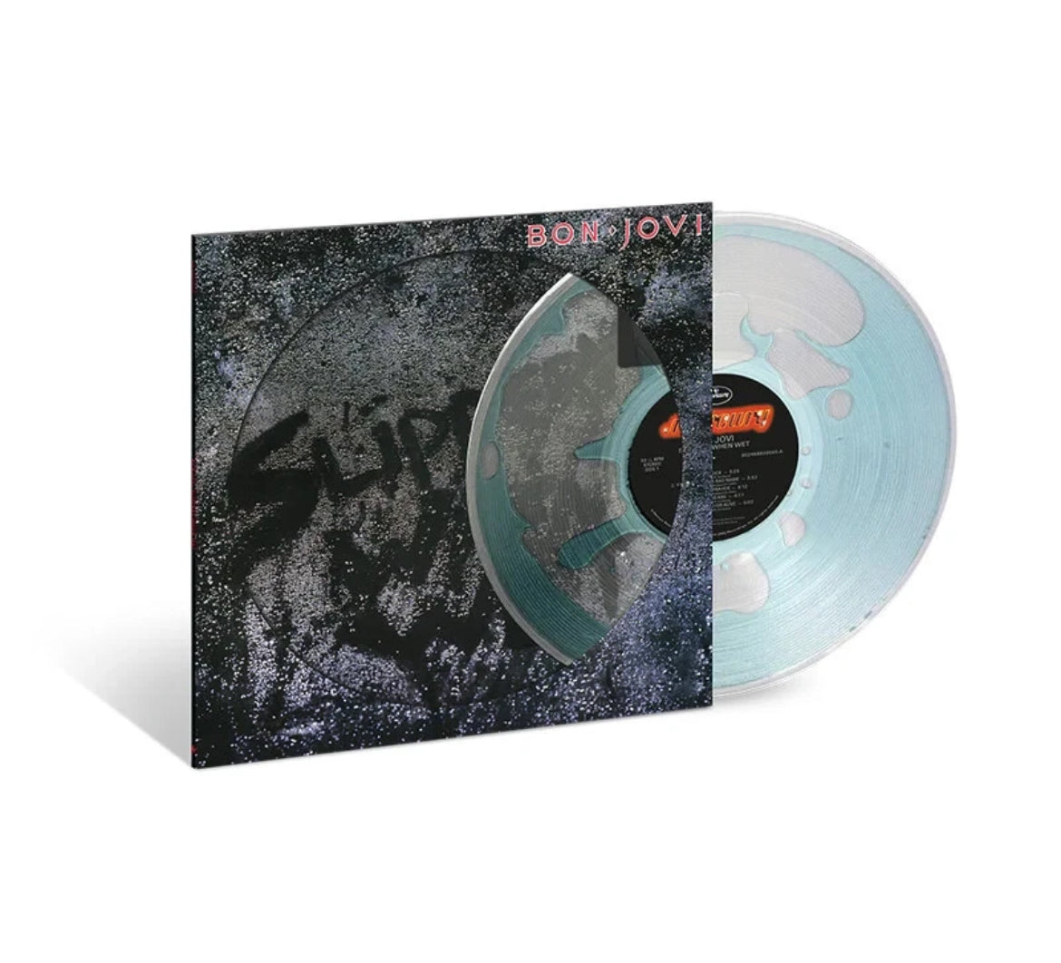 Bon Jovi Slippery When Wet Water Filled Liquid Vinyl LP Unnumbered Preorder - Spin City Records