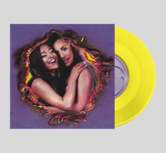 Lady Gaga & Ariana Grande - Rain On Me Yellow Vinyl 7” Chromatica - Spin City Records