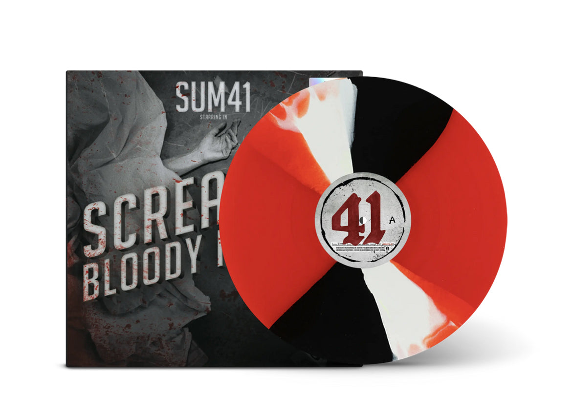Sum 41 Screaming Bloody Murder Red, Black & White Twist LP LE 2000 - Spin City Records