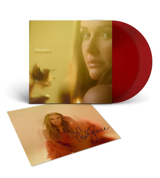 CARLY PEARCE HUMMINGBIRD EXCLUSIVE LP TRANSLUCENT RUBY SIGNED PREORDER - Spin City Records