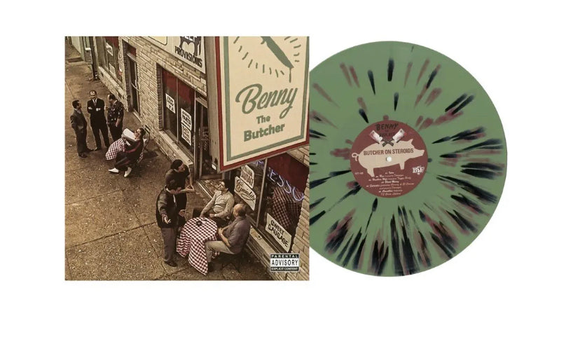 BENNY THE BUTCHER Butcher on Steroids Splatter Colored Vinyl LP /333 - Spin City Records