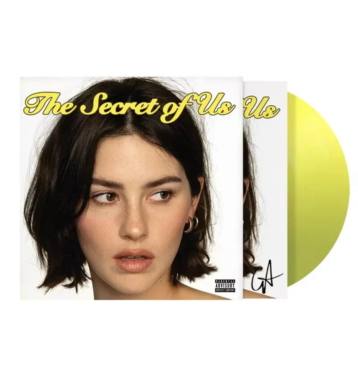 Gracie Abrams The Secret of Us LP Exclusive YELLOW Vinyl SIGNED INSERT - Spin City Records