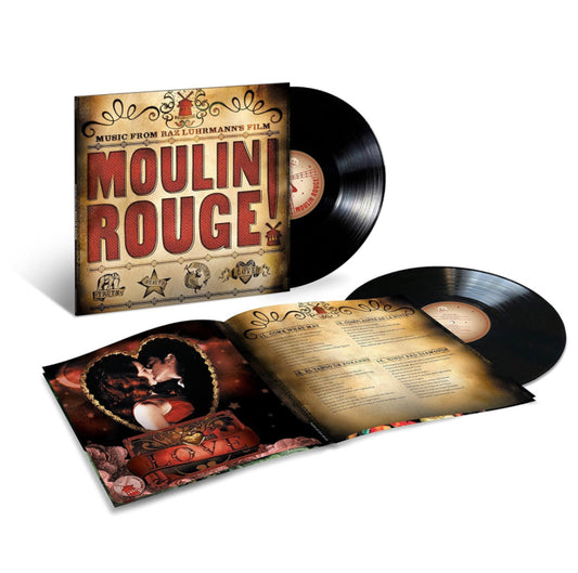 Moulin Rouge (Music From The Movie) SOUNDTRACK Baz Luhrman BLACK VINYL 2 LP - Spin City Records