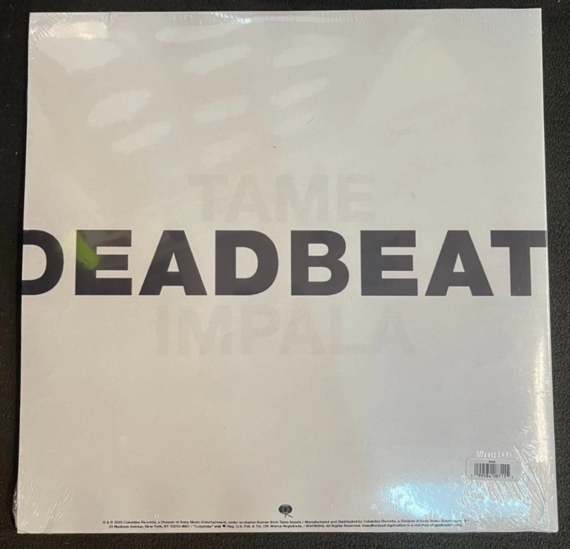 Tame Impala DEADBEAT Hand Signed Cover Double Blue Jay Blue Vinyl LP