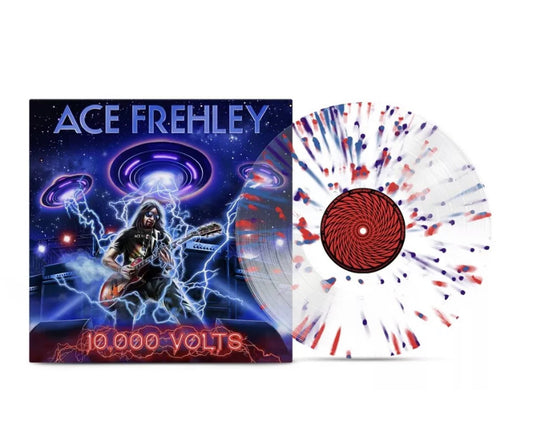 Ace Frehley - 10,000 Volts Tri Color Splatter Vinyl Sam Ash In-Store Exclusive - Spin City Records