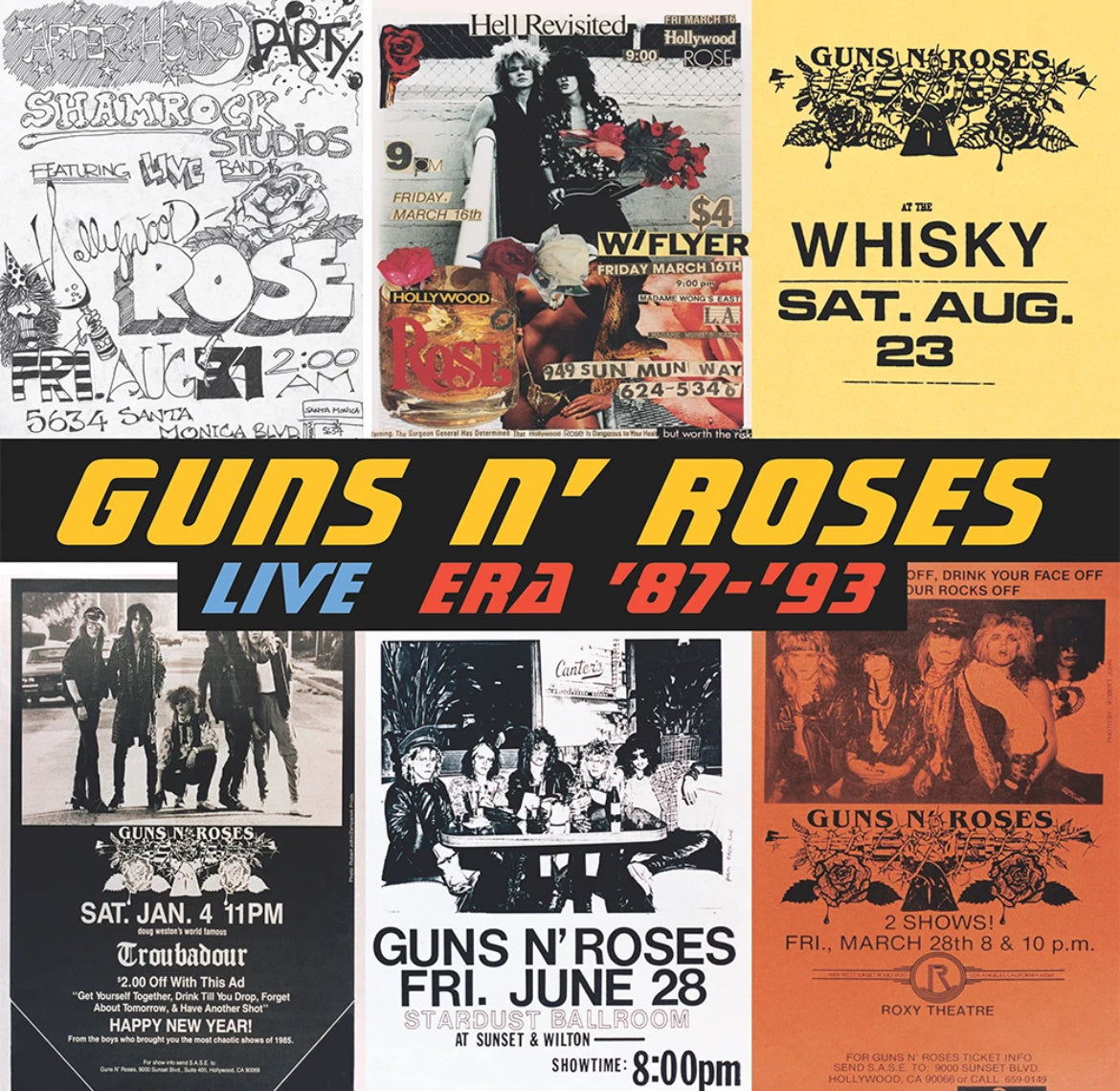 GUNS N' ROSES Live Era ’87-’93 4LP Deluxe Edition - Spin City Records