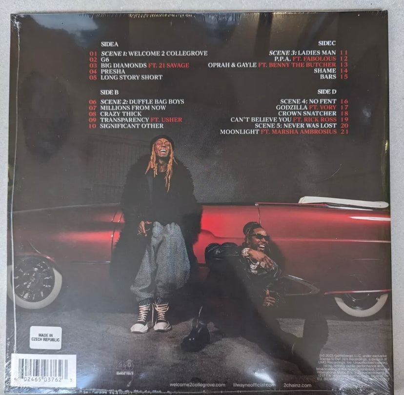 2 Chainz / Lil Wayne Welcome 2 Collegrove 2Lp RSD LIMITED VINYL New - Spin City Records