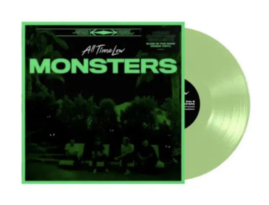 All Time Low Monsters 12" EP LP Limited Glow In The Dark Green Vinyl - Spin City Records