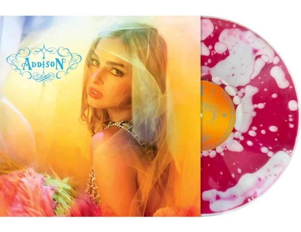 Addison Rae - Addison Vinyl LP Limited Edition Pink Sparkle Liquid Preorder - Spin City Records