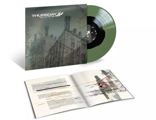 Thursday - War All The Time Limited Edition Olive Green & Black Color Vinyl LP - Spin City Records