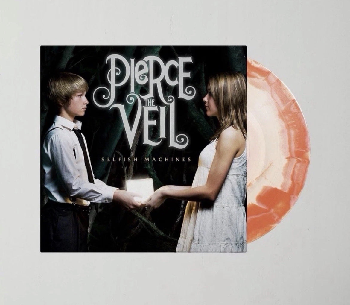 Pierce The Veil Selfish Machines Starburst Transparent Vinyl LP UO EXCLUSIVE