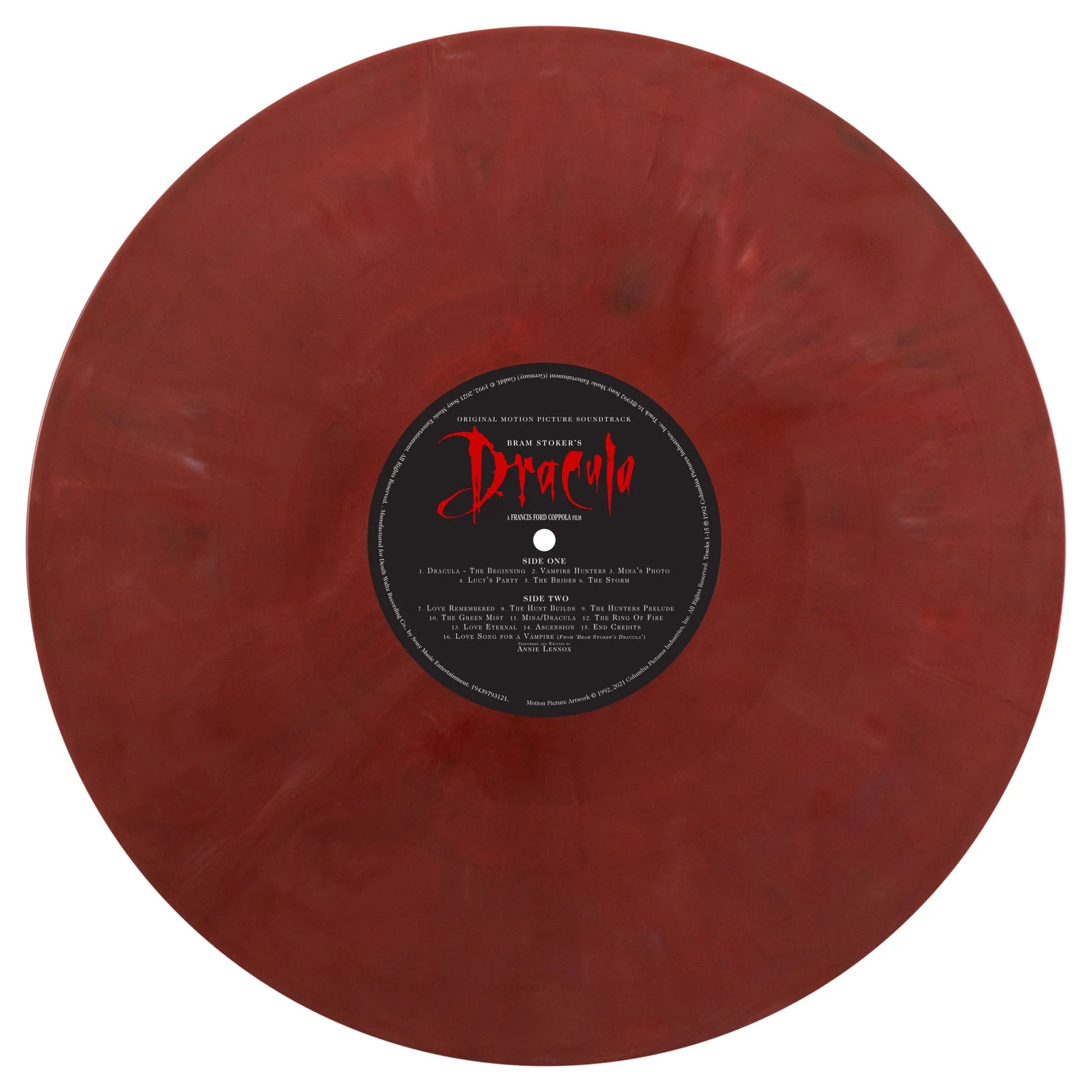 Bram Stoker's DRACULA Soundtrack LP Record ECO Colored Vinyl MONDO NEW - Spin City Records