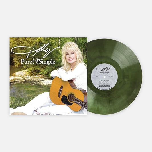 Dolly Parton- Pure & Simple LP Limited Edition Green Galaxy Vinyl Numbered VMP - Spin City Records