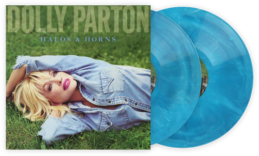 Dolly Parton Halos & Horns 2LP Exclusive Blue Galaxy Vinyl Limited Edition - Spin City Records