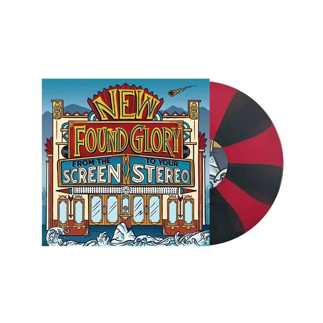 NEW FOUND GLORY NFG From The Screen To Your Stereo Blue Black Pinwheel Vinyl LP - Spin City Records