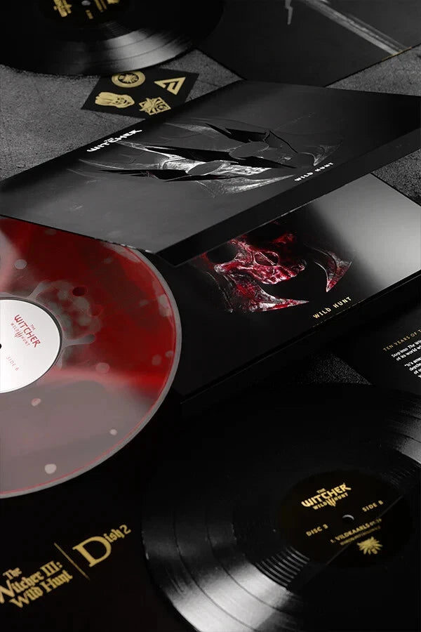 The Witcher 3 10th Anniversary Vinyl 3xLP Deluxe Edition BLOOD filled Preorder - Spin City Records