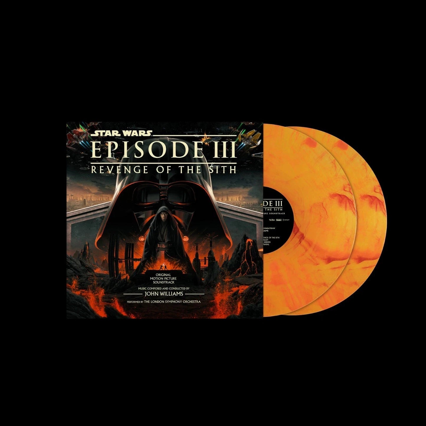 Star Wars: Episode III Revenge of the Sith Soundtrack Lava Colored Vinyl LE 3000 Preorder - Spin City Records