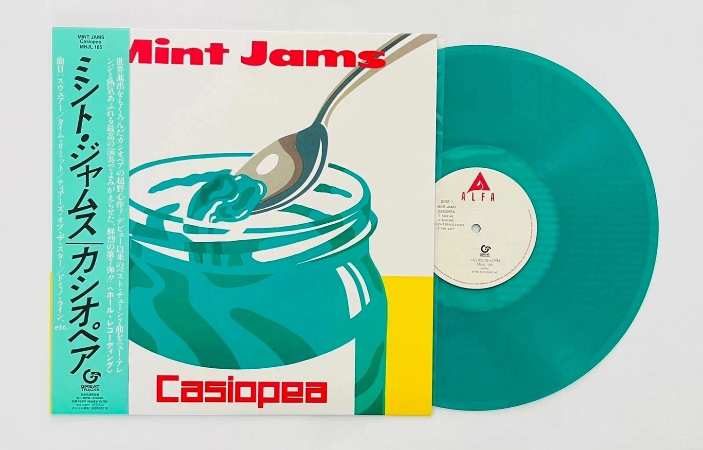 CASIOPEA MINT JAMS Repress LP Clear Green Vinyl Record Japan Jazz Fusion - Spin City Records