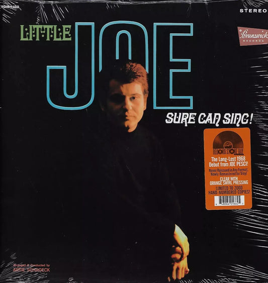 JOE PESCI - LITTLE JOE SURE CAN SING! 2024 RSD CLEAR ORANGE LP LE 2000 COPIES - Spin City Records