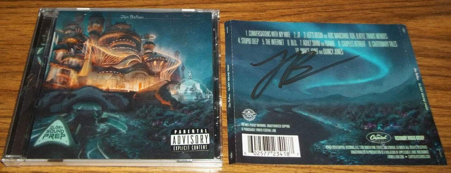 Jon Bellion Glory Sound Prep CD With Autographed tray card - Spin City Records