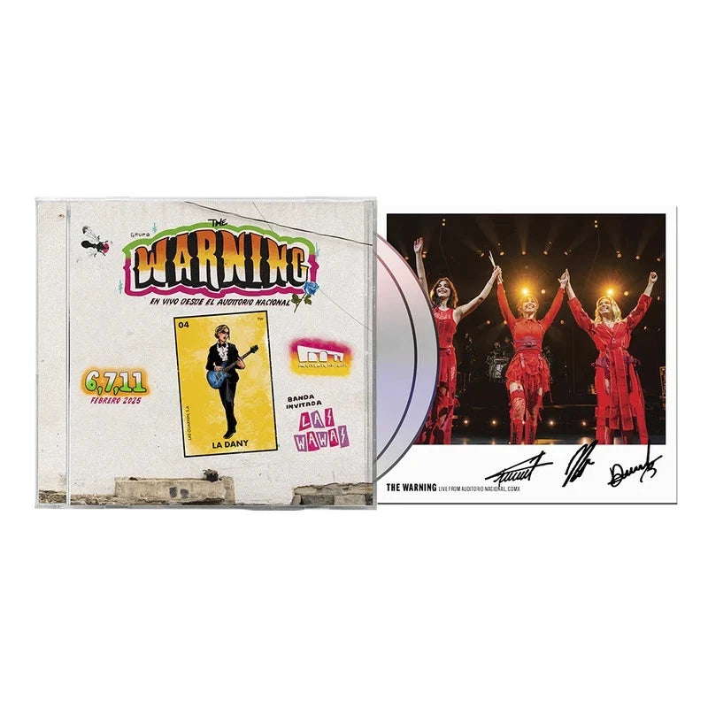 THE WARNING Live From Auditorio Nacional CDMX 2-CD (Dany Ver.) (Signed by All 3) - Spin City Records