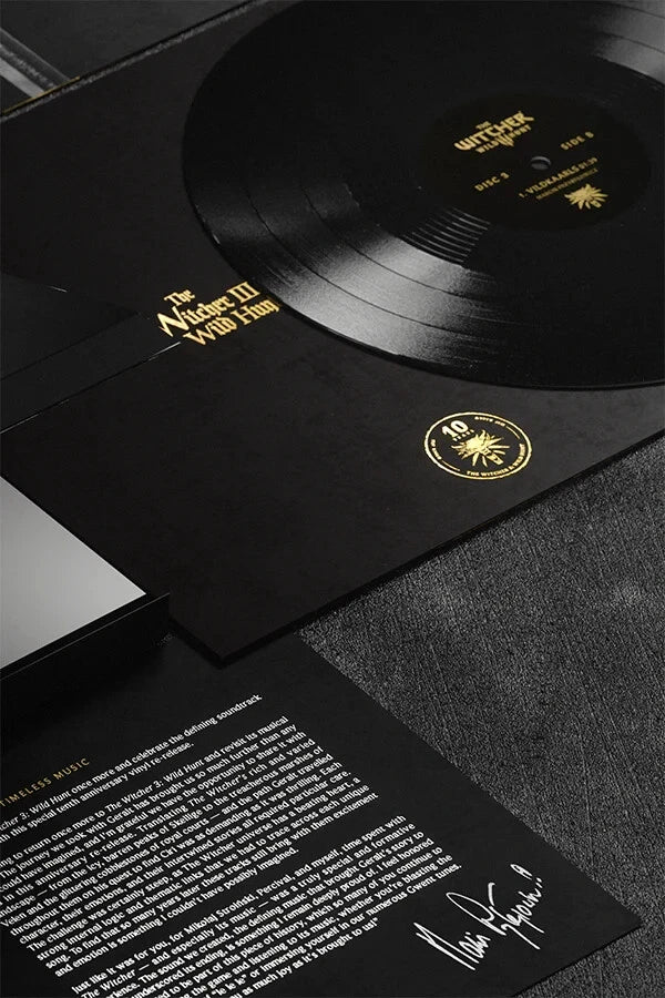 The Witcher 3 10th Anniversary Vinyl 3xLP Deluxe Edition BLOOD filled Preorder - Spin City Records
