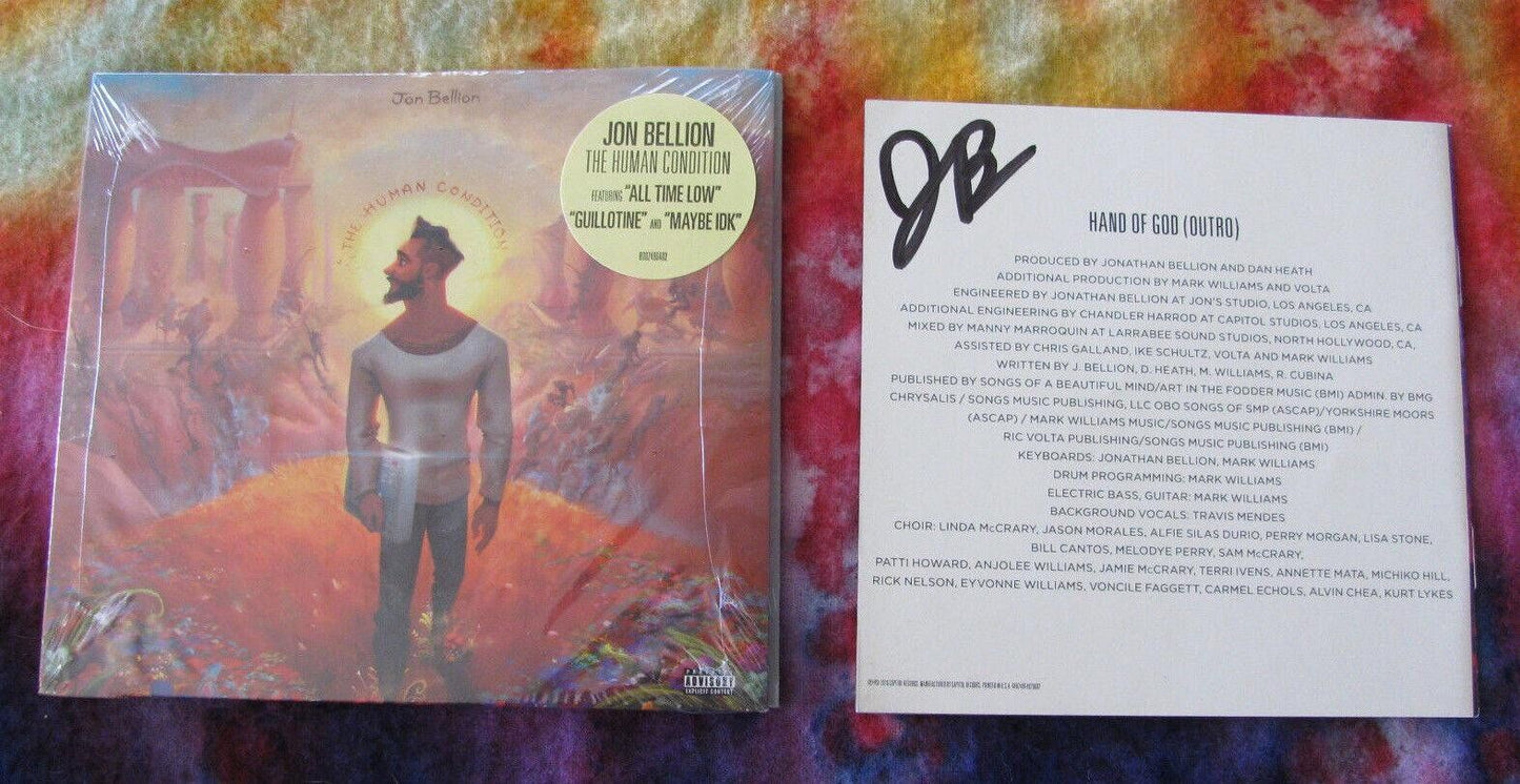 Jon Bellion - Human Condition With SIGNED Autographed CD Booklet - Spin City Records