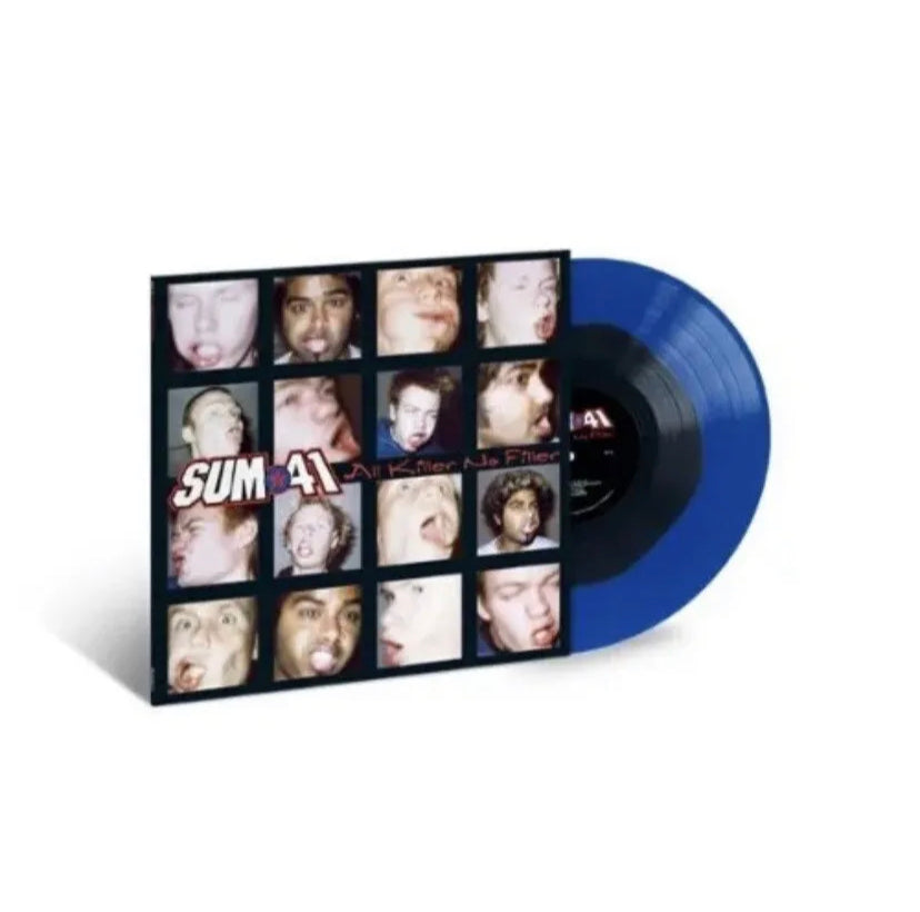 SUM 41 All Killer No Filler COLOR Record NEW LP Blue Black vinyl Limited - Spin City Records
