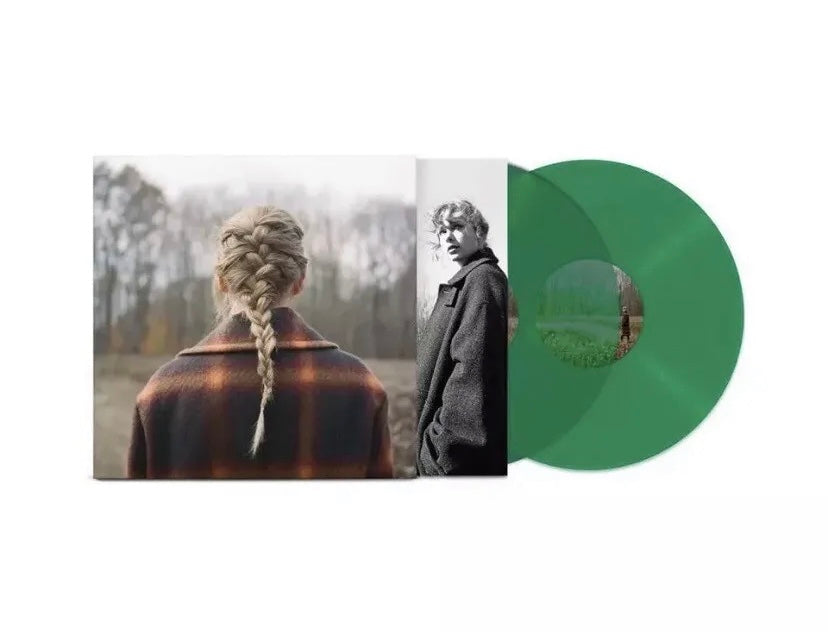 Taylor Swift - Evermore Transparent Green 2LP Vinyl
