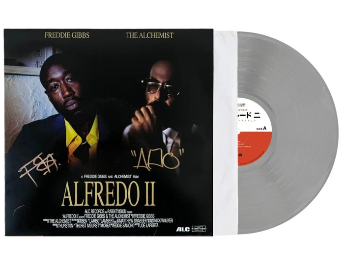 Freddie Gibbs & The Alchemist - Alfredo II Both Signed Cover Laser Disc Vinyl LP