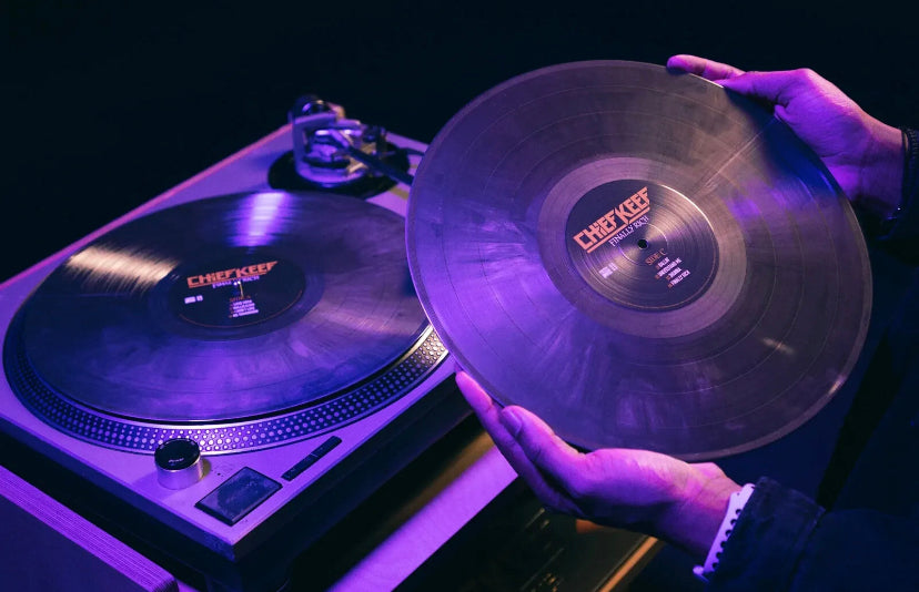 Chief Keef ‎- Finally Rich VMP Exclusive Grey Black Smoke Swirl Vinyl 2LP - Spin City Records