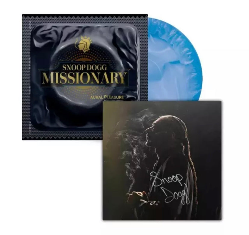 Snoop Dogg Missionary Exclusive SIGNED Blue Picture Disc Vinyl