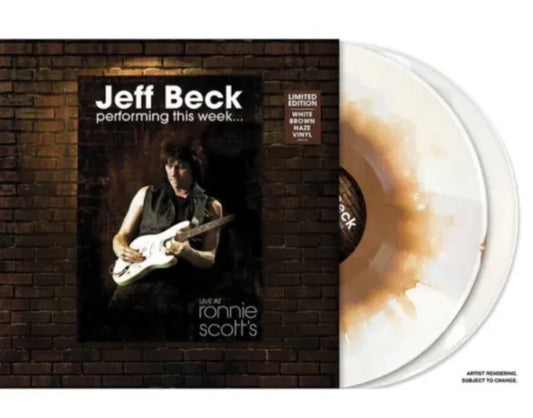 Jeff Beck - Live at Ronnie Scotts 2LP LIMITED white brown haze vinyl - Spin City Records