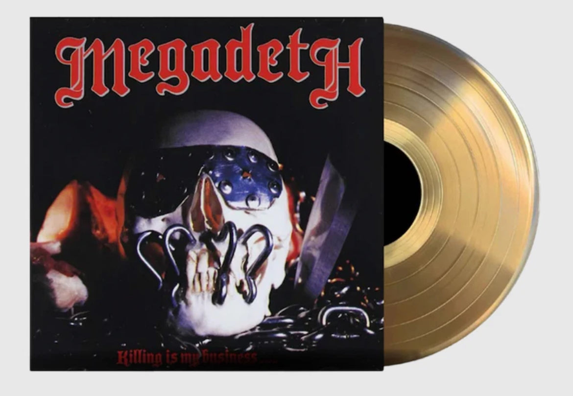 Megadeth Killing Is My Business 40th Anniversary GOLD VINYL Boxset x/350 SIGNED - Spin City Records