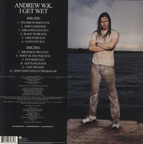 Andrew W.K. - I Get Wet Vinyl LP - Spin City Records