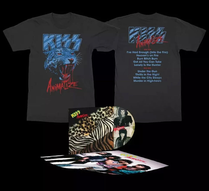 KISS Animalize 40th Anniversary Picture Disc Limited Edition + Small T-Shirt