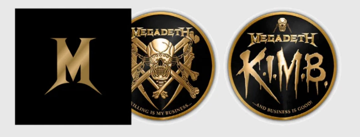 Megadeth Killing Is My Business 40th Anniversary GOLD VINYL Boxset x/350 SIGNED - Spin City Records