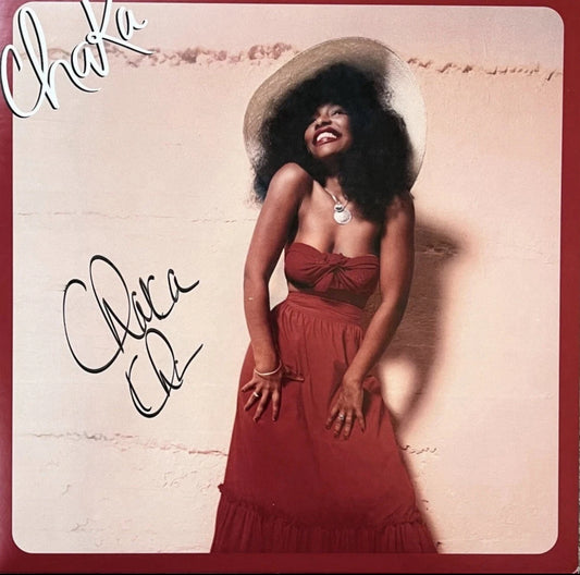 CHAKA KHAN Chaka LP Hand SIGNED AUTOGRAPHED COVER Vinyl Record