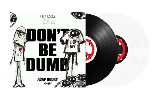 ASAP ROCKY DONT BE DUMB SHIRTHEAD SIGNED 2 DISC VINYL LP