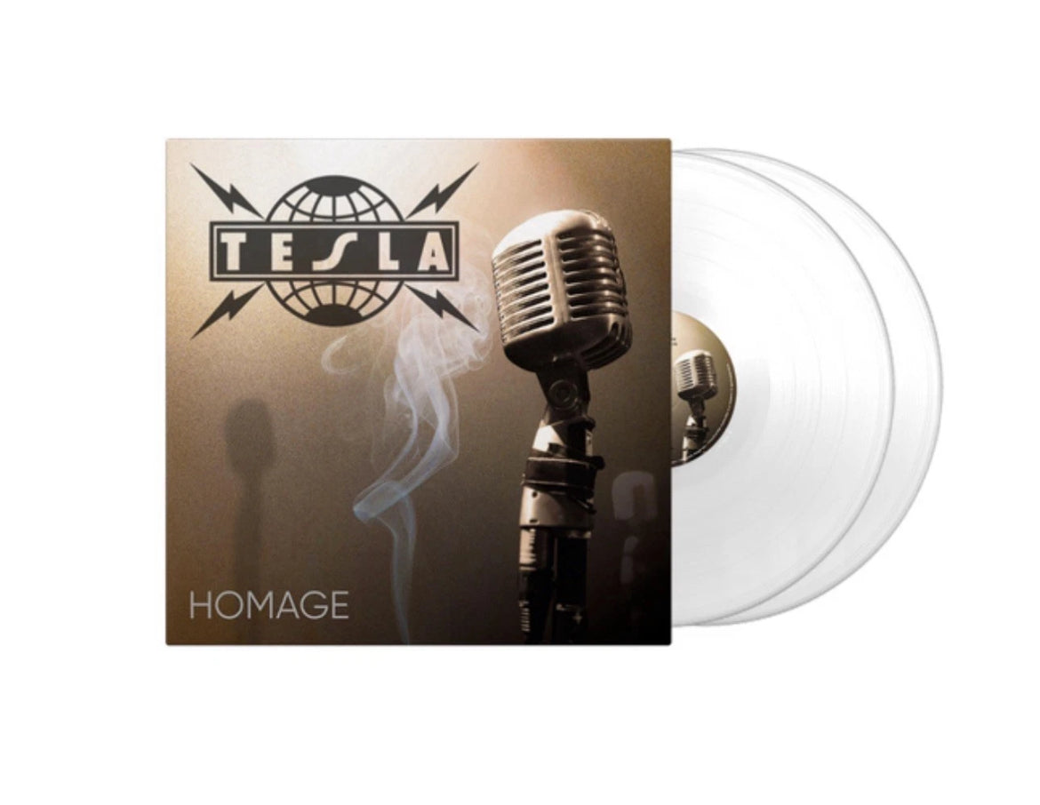 Tesla - Homage LP White Signed