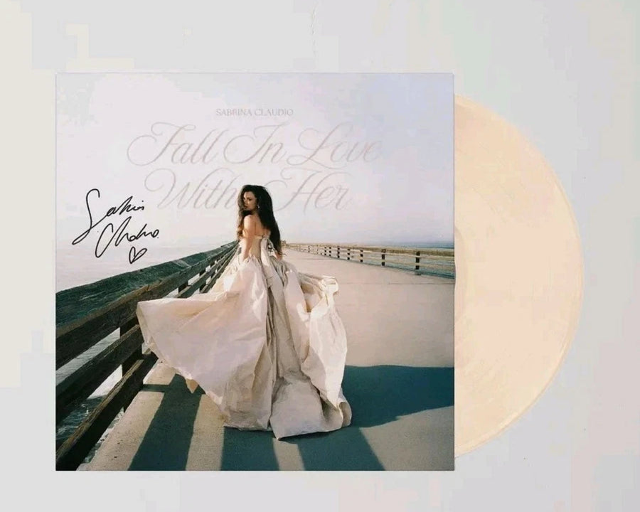 SABRINA CLAUDIO Fall In Love With Her Signed UO Exclusive Vinyl LP /500