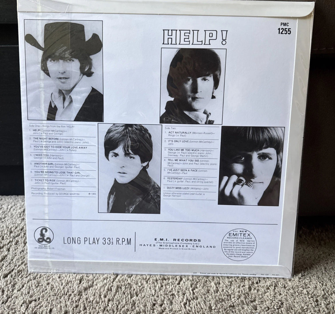THE BEATLES IN MONO Help! MONO 180g VINYL LP from 2025 Mono Box Set - Spin City Records