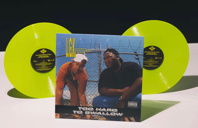 UGK - Too Hard to Swallow VMP Neon Yellow 180g Colored Vinyl 2LP - Spin City Records