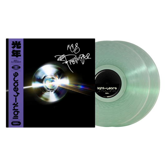 Nas & DJ Premier - Light-Years 2xLP Vinyl Limited Edition Signed Refraction Variant /500 Preorder - Spin City Records