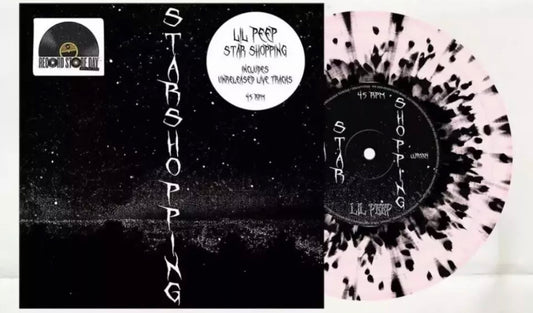 Lil Peep Star Shopping 7” Pink & Black Splatter Single Vinyl RSD 2024 Ltd. 2500 - Spin City Records