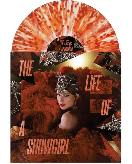 Taylor Swift The Life Of A Showgirl: The Tiny Bubbles In Champagne Red Lipstick Vinyl - Spin City Records