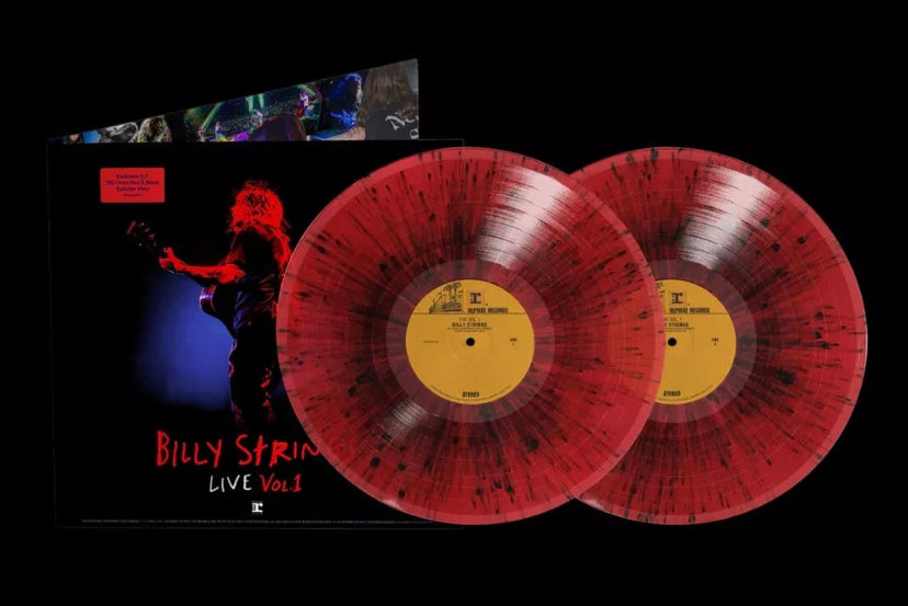 BILLY STRINGS Live Vol. 1 Clear Red Vinyl 2LP SPOTIFY Exclusive /1500 - Spin City Records