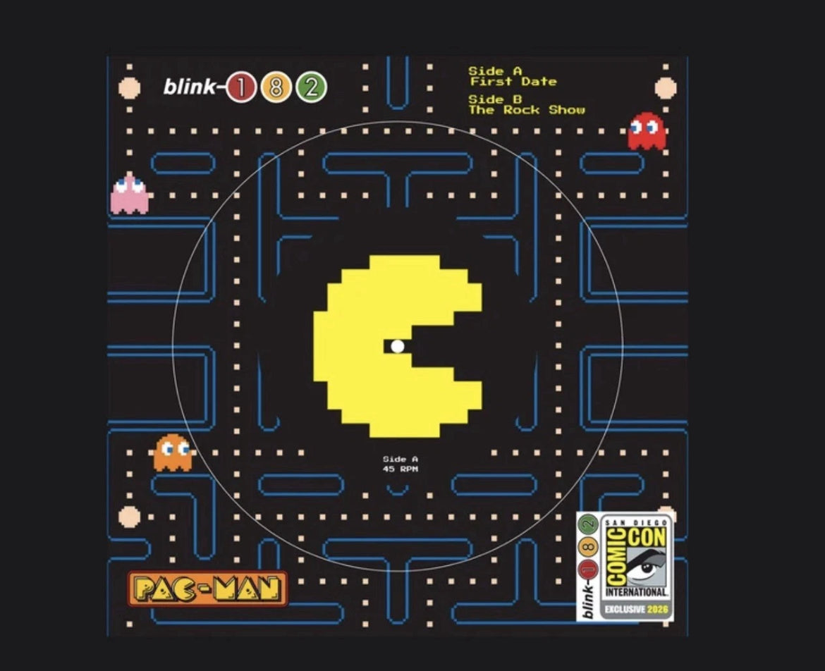 2026 SDCC Exclusive Blink 182 x Pac-Man x 7-11 Vinyl Album