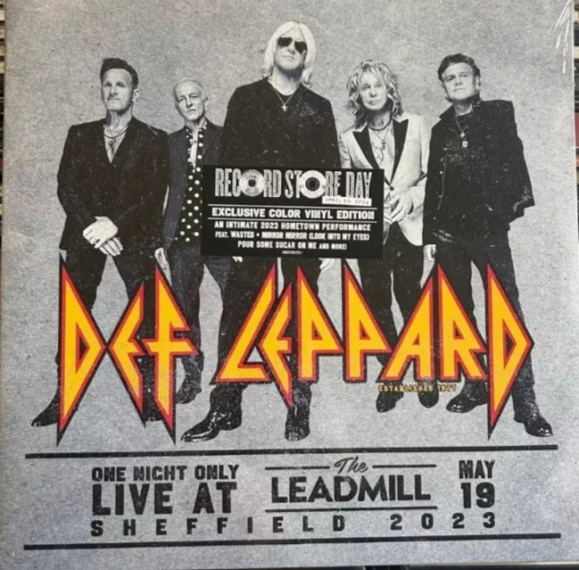 DEF LEPPARD One Night Only: Live at Leadmill USA 2LP Vinyl RSD 2024 - Spin City Records