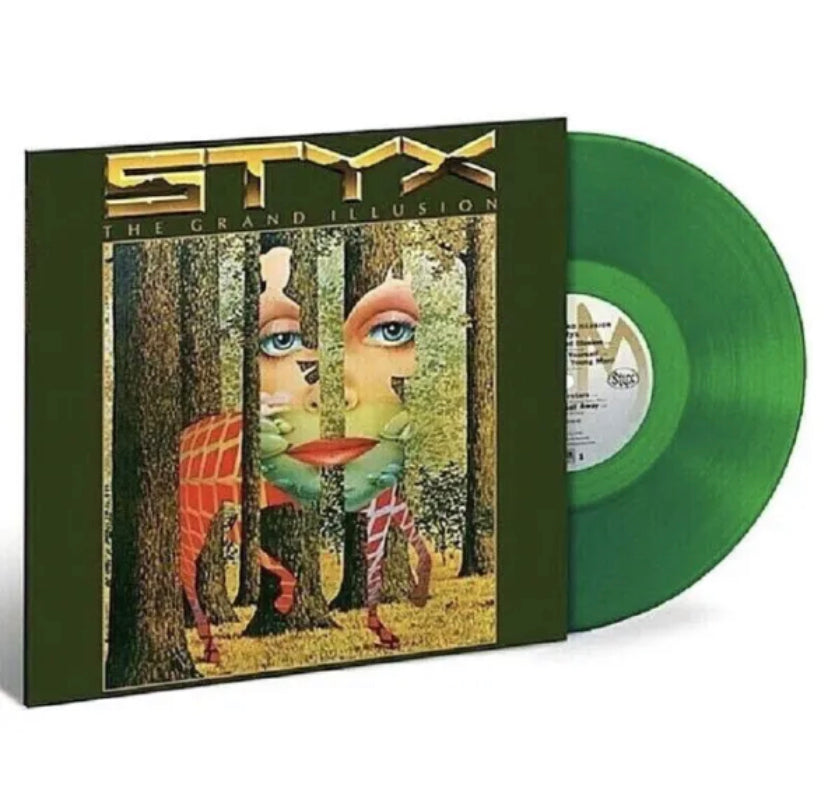Styx - THE GRAND ILLUSION - Green Color Vinyl LP - Spin City Records